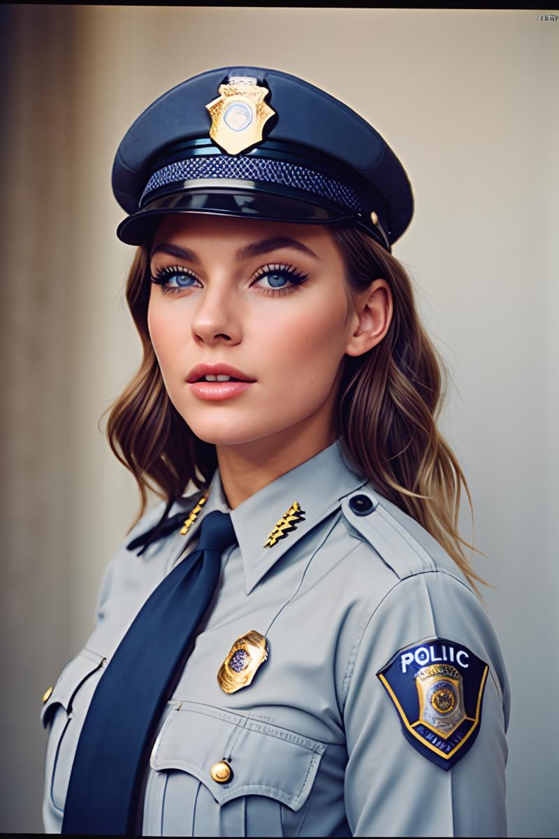 00003-3394058469-analog photo of a woman, vintage, faded film, film grain, very short brown hair, blue eyes, (police uniform_1.3), wavy hair.png